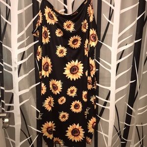 Sunflower cami dress